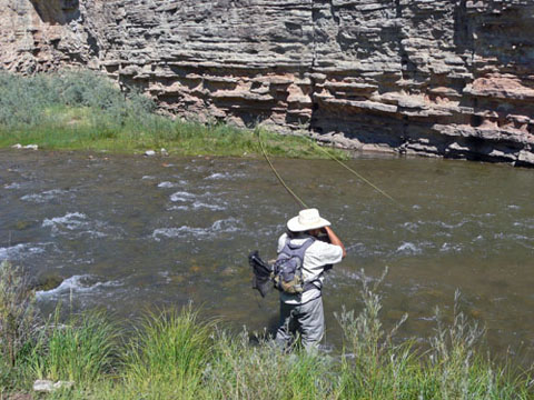 Fishing the Pecos River with Carlos Montoya Fishing the Pecos River with Carlos Montoya