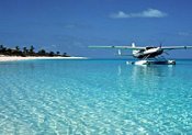 Seaplane in the Bahamas