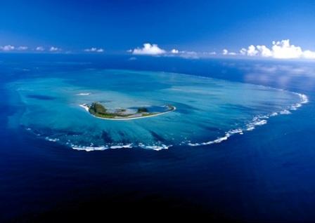 An island in the Seychelles