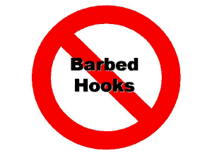 HOOKED ON BARBLESS HOOKS