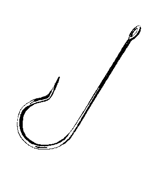 single barbless hook