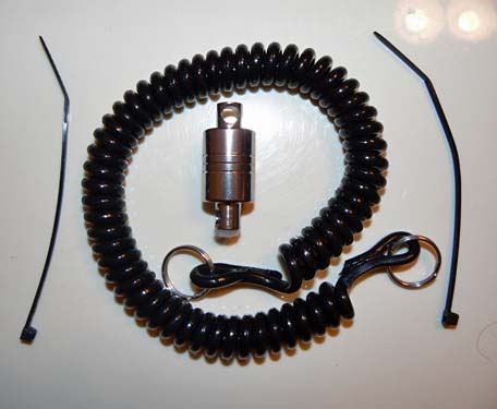 Brodin Magnetic Net Release with Coiled Lanyard Brodin Magnetic Net Release with Coiled Lanyard
