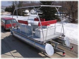 Solar Powered Pontoon Boat
