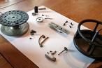 fly reel disassembled fly reel disassembled